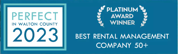 Oversee won Best Rental Management Company 30A.