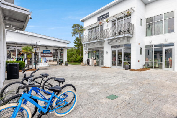 A rack of 30A bike rentals.