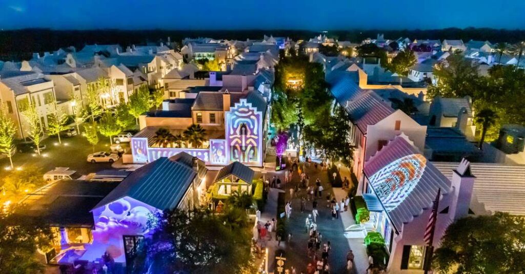 Every year, Alys Beach lights up with color for the weekend of Digital Graffiti. 