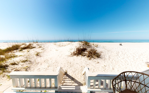 A very unique 30A property, Beachfront Oasis is a sandy Oversee Vacation Home.