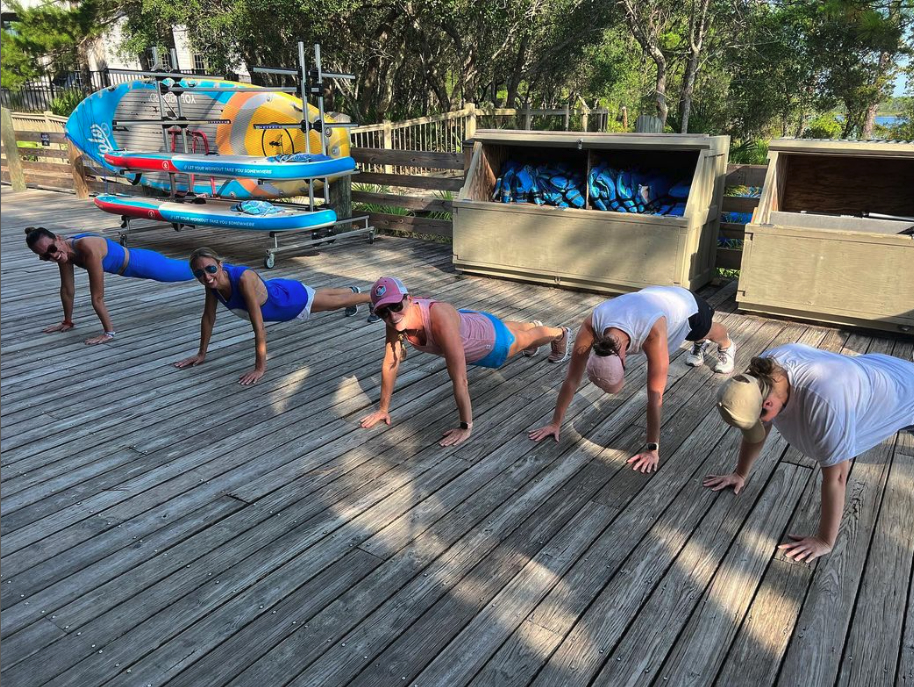 At Boathouse Paddle Club, RunSUP is a great way to have fun, and get fit on 30A.