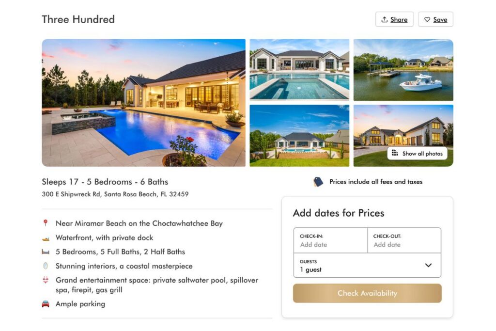 Miramar Beach - Vacation Rental