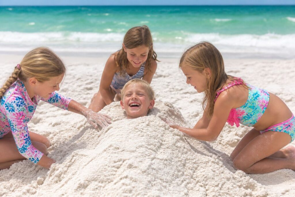 THE 30A SAND. FUN BEACH IDEAS FOR KIDS.